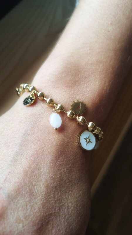 Bracelet Solina blanc